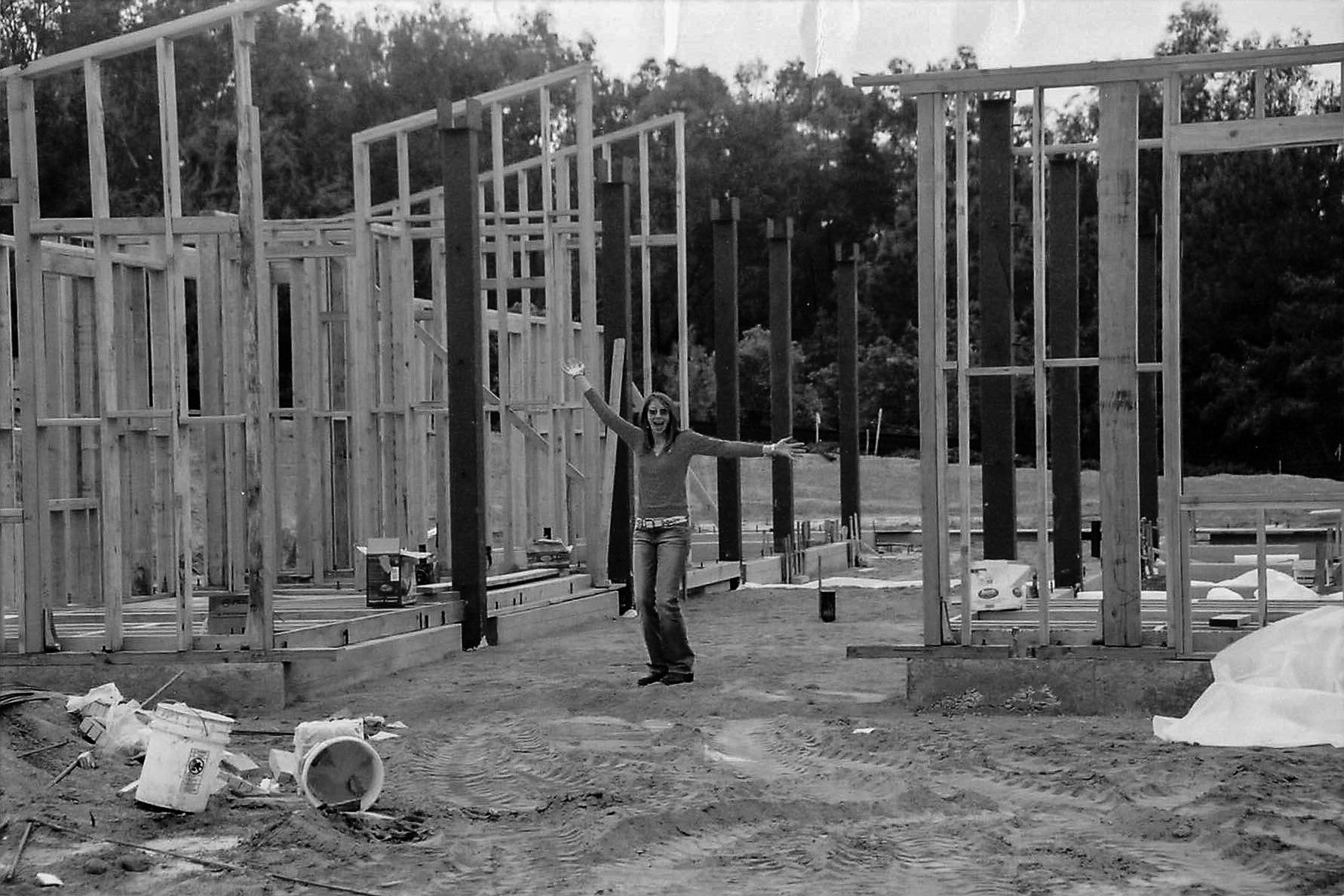 2001 - A few years after purchasing their land in the Covenant, they begin construction on their house and stable, the future home of The Cov.
